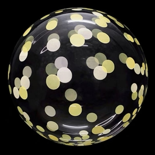 BURBUJA GOLD CONFETTI (18")