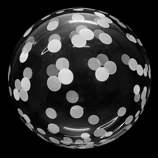 BURBUJA SILVER CONFETTI (18")