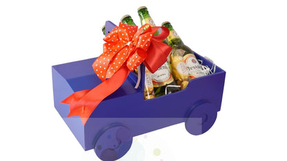 Arreglo De Carrito Con Cervezas Y Chocolates