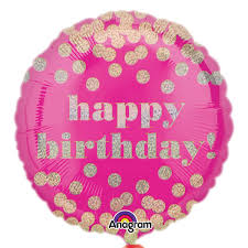 HAPPY BIRTHDAY ROSADO (18")