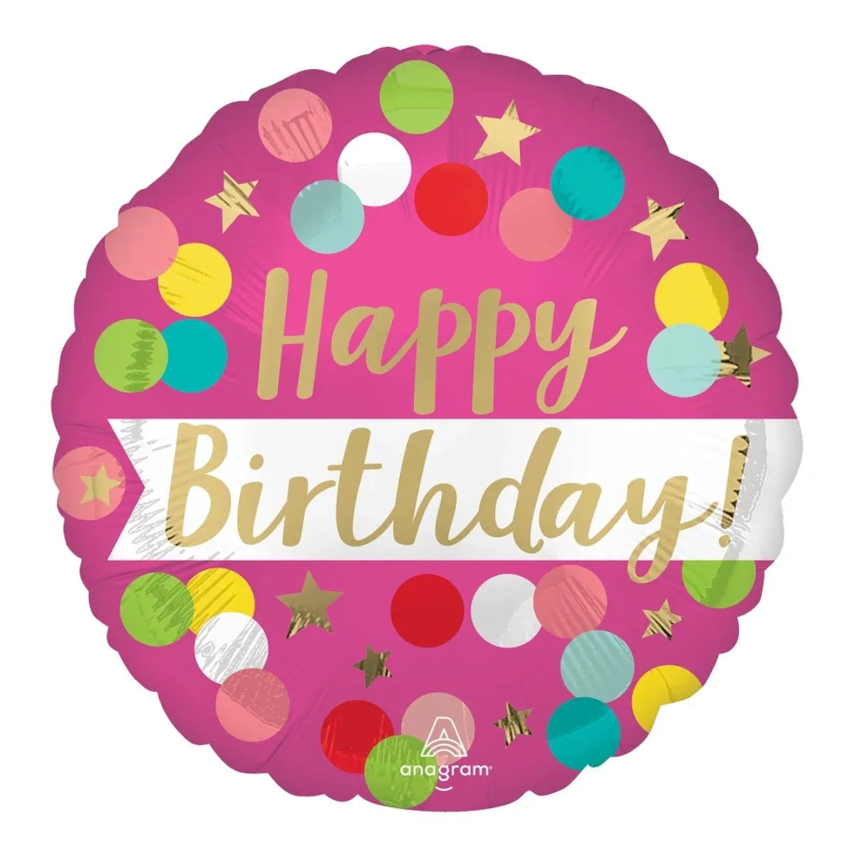 MET HAPPY BIRTHDAY ROSADO (18")