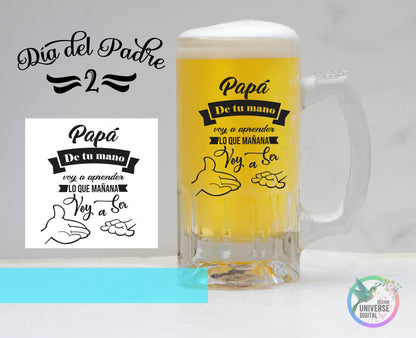 Jarra de Cerveza frozen Happy Fathers Day