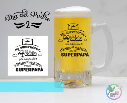 Jarra de Cerveza frozen Happy Fathers Day