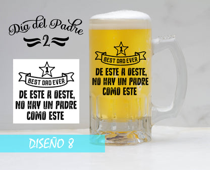 Jarra de Cerveza frozen Happy Fathers Day