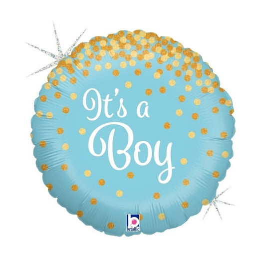 18" Glittering Baby Boy