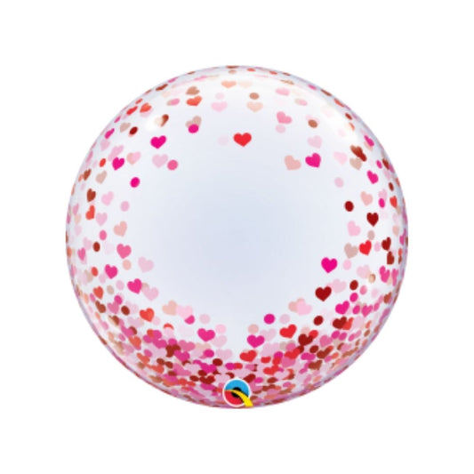 22" Confetti Hearts Deco